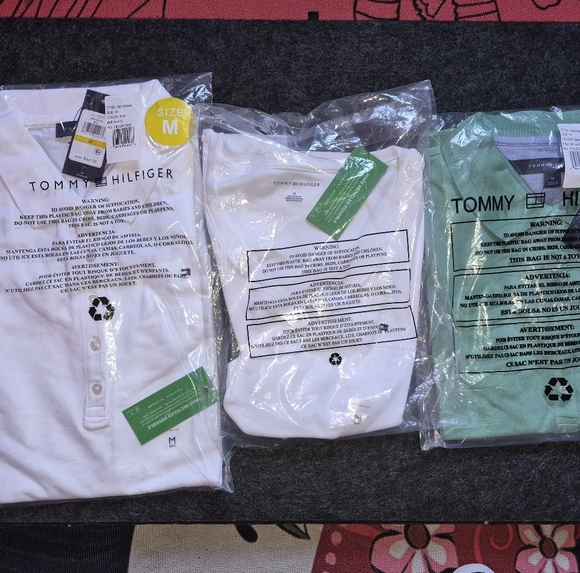 Tommy Hilfiger Men's Shirts - White, Black, Green - Picture 6 of 6